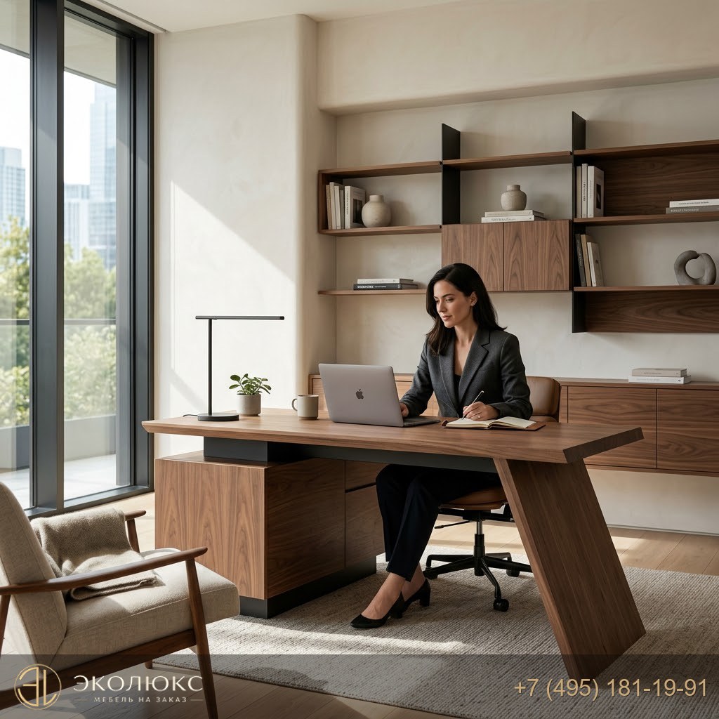 Современный офисный кабинет из ЛДСП